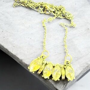 Elegant Silver Necklace with Diamond Accents